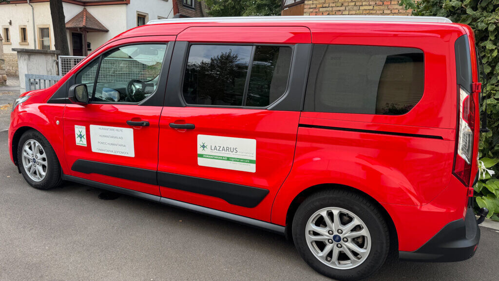 Ford Transit Connect - das diesjährige Fahrzeug zur Durchführung des Hilfstransportes