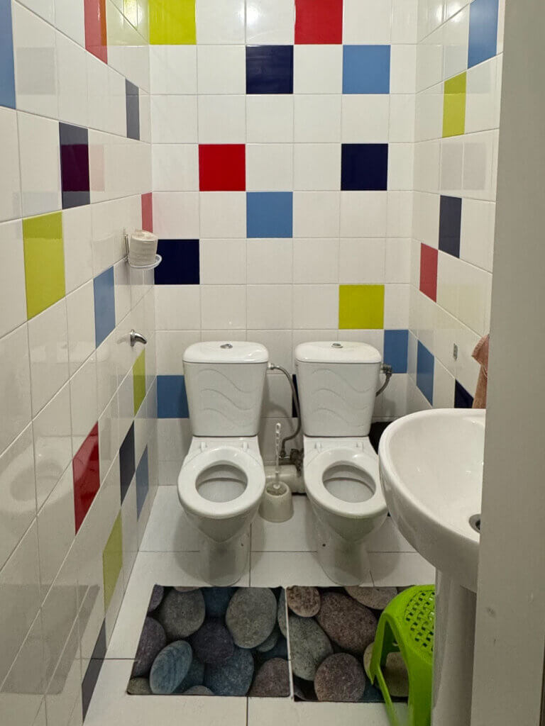 Kinder-WC im Kindergarten in der westukrainischen Stadt Luzk